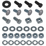 1968 Chevrolet Rear Bumper To Bracket Bolt Kit Premium Quality 30pc Image