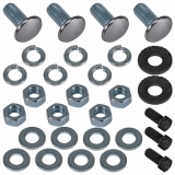 1970 Chevrolet Rear Bumper To Bracket Bolt Kit Premium Quality 29pc Image