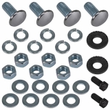 1971-1972 Chevelle Rear Bumper To Bracket Bolt Kit Premium Quality 28pc Image