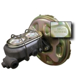 1964-1972 Chevelle Round Disc Brake Master Cylinder With 11 Inch Delco Power Brake Booster Kit Image