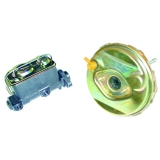 1964-1972 Chevelle Square Disc Brake Master Cylinder With 9 Inch Power Brake Booster Kit Image