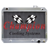 1962-1965 Nova Champion Cooling V8 Aluminum Radiator Champion Series 3 Core - 600-800 HP Image