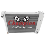 1978-1988 Cutlass Champion Cooling Aluminum Radiator Economy Series 2 Core - 400-600 HP Image