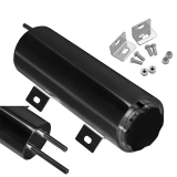 1964-1987 El Camino Champion Cooling Overflow Tank Black Finish Stainless Steel 3 X 10 Inch Image