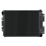 1967-1969 Camaro Cold Case High Performance Aluminum Radiator, BB, Automatic, OE Style Black Image