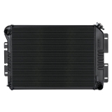 1967-1969 Camaro Cold Case High Performance Aluminum Radiator, BB, Manual, OE Style Black Image