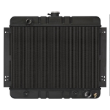 1962-1967 Nova Cold Case High Performance Aluminum Radiator, Automatic, OE Style Black Image