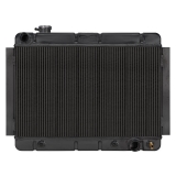 1966-1967 El Camino Cold Case High Performance Aluminum Radiator, Automatic, OE Style Black Image