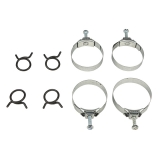 1964-1968 Chevelle Radiator And Heater Hose Clamp Kit (Tower And Spring Clamps) Image