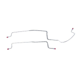 1973-1977 Chevelle Rear Axle Brake Lines, Stainless Steel Image