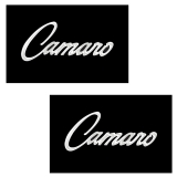 Set of 2 Fender Grippers Camaro Logo Image