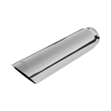 Flowmaster Weld-On Exhaust Tip, 3 In. Angle Cut Polished SS, Fit 2.5 In. Tube Image