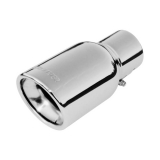 Flowmaster Clamp-On Exhaust Tip, 3.5 In. Rolled Angle Polished SS, Fit 2.25 In. Tube Image