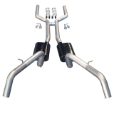 1967-1969 Camaro Flowmaster American Thunder Exhaust System, 3 Inch, Aluminized, Dual Rear Exit Image