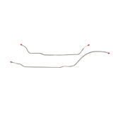 1968 Nova Rear Brake Line Kit, Monoleaf, Stainless Steel Image