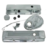 1964-1987 Chevy El Camino Small Block Engine Dress Up Kit Tall Valve Covers Image