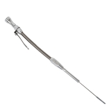1980-1987 Chevy Grand Prix Small Block Billet Aluminum Engine Dipstick With Stainless Braided Tube Image