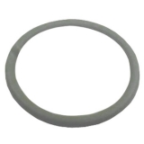 Replacement Grey Leather Steering Wheel Wrap for 14 Inch Steering Wheel Image