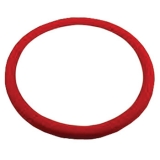 1964-1977 Chevy Chevelle Replacement Red Leather Steering Wheel Wrap For 14 Inch Steering Wheel Image