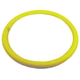 1964-1977 Chevy Chevelle Replacement Yellow Leather Steering Wheel Wrap For 14 Steering Wheel Image