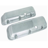 Chevy Big Block Polished Aluminum Valve Covers Stock Height Image