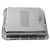 1964-1977 Chevy Chevelle TH700-R4 Chrome Transmission Pan Stock Depth Image