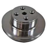 1978-1987 Regal Big Block Polished Aluminum Water Pump Pulley Double Groove For Long Pump Image