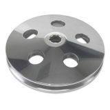 Cutlass Billet Power Steering Pulley Single Groove Polished Finish Image