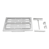 1967-1992 Chevy Camaro Stainless Steel Battery Tray With Hold Downs Image