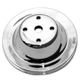 1978-1987 Chevy Grand Prix Small Block Chrome Water Pump Pulley Single Groove For Long Pump Image