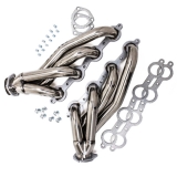 1978-1987 Grand Prix LS Swap Header Kit, Sweep Back Style, Polished Stainless Steel Image