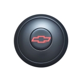 1967-2002 Camaro GT Performance GT9 Billet Horn Button Black With Red Bowtie Image
