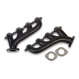 1970-1988 Monte Carlo Hooker LS Exhaust Manifolds, 2.25 Outlet, Black Ceramic Finish Image