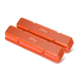 1964-1977 Chevelle Holley Vintage Series Valve Covers, Factory Orange, SBC Image