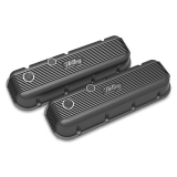 1978-1987 Regal Holley Vintage Series Valve Covers, Satin Black, BBC Image