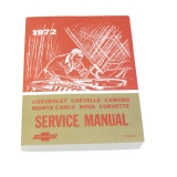 1972 Camaro Chevrolet Service Manual Image