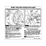 1964-1977 Chevelle Rally Wheel Trim Ring Glove Box Instructions Image