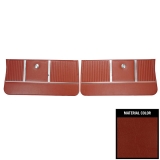 1964 Chevelle Front Door Panels, Pre-Assembled, Red Image