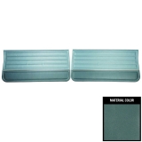 1965 Chevelle Front Door Panels, Pre-Assembled, Light Blue Image