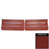 1966 Chevelle Front Door Panels, Pre-Assembled, Red Image