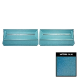 1966 Chevelle Front Door Panels, Pre-Assembled, Bright Blue Image