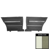 1966 Chevelle Coupe Rear Door Panels, Pre-Assembled, Fawn Two-Tone Image