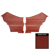 1969 Chevelle Coupe Rear Door Panels, Pre-Assembled, Red Image