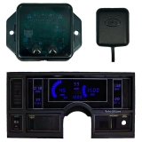 1984-1987 Regal LED Digital Replacement Gauge Panel With GPS Blue LED Image