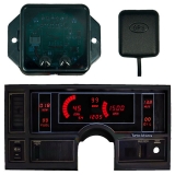 1984-1987 Regal LED Digital Replacement Gauge Panel With GPS Red LED Image