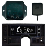 1984-1987 Regal LED Digital Replacement Gauge Panel With GPS White LED Image