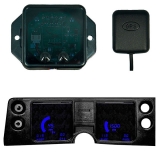 1968 El Camino LED Digital Replacement Gauge Panel With GPS Blue LED Image