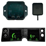1968 Chevelle LED Digital Replacement Gauge Panel With GPS Green LED Image