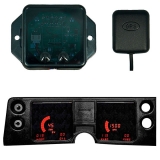 1968 El Camino LED Digital Replacement Gauge Panel With GPS Red LED Image