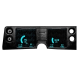 1968 Chevelle LED Digital Replacement Gauge Panel Teal LED Image